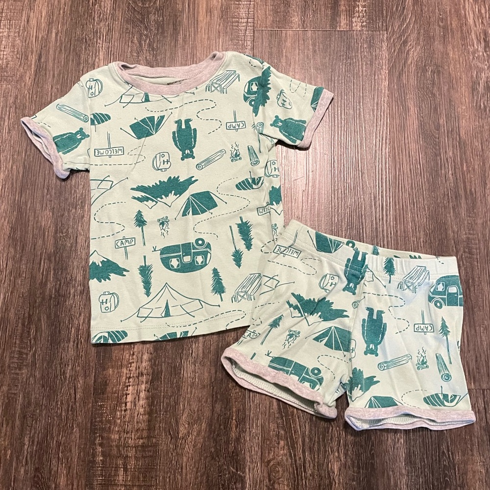 Camping Outdoors Shorts Pjs 4T